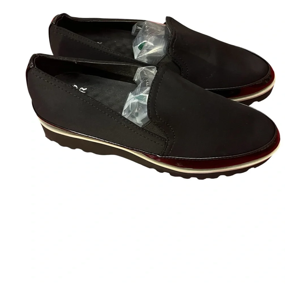 Donald J. Pliner Black Loafers Sleek Slip-On Shoes